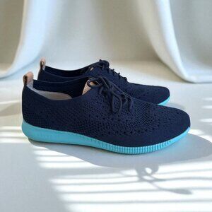 COLE HAAN Women's Blue 2 ZeroGrand Sneakers Size 7.5
